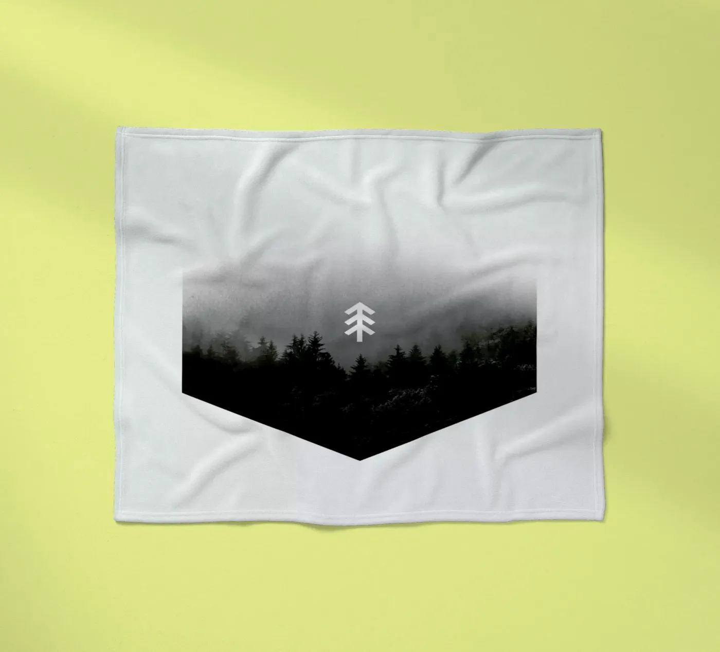 Forest Hex fleecedeken van Chris Wharton