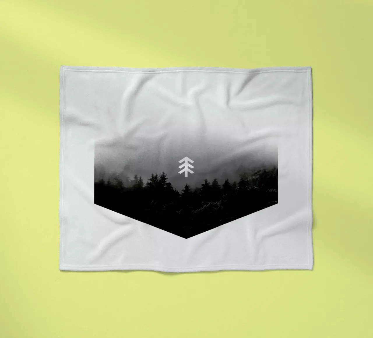 Forest Hex fleecedeken van Chris Wharton