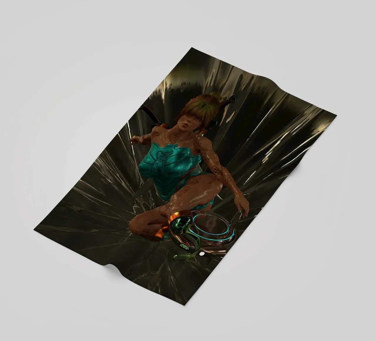 Papesse Borgia and the Corridors of Time beach towel by the-witcher