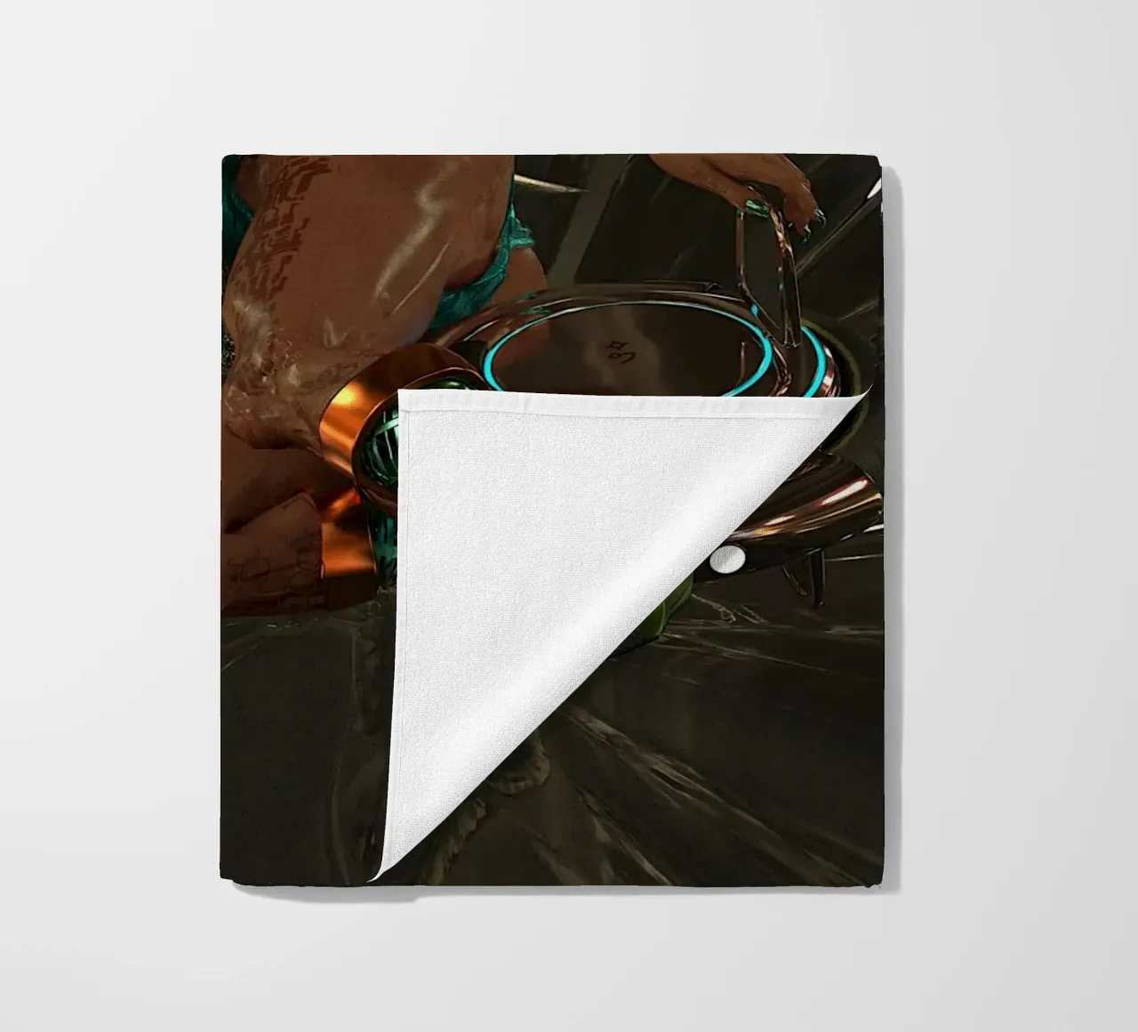 Papesse Borgia and the Corridors of Time beach towel by the-witcher