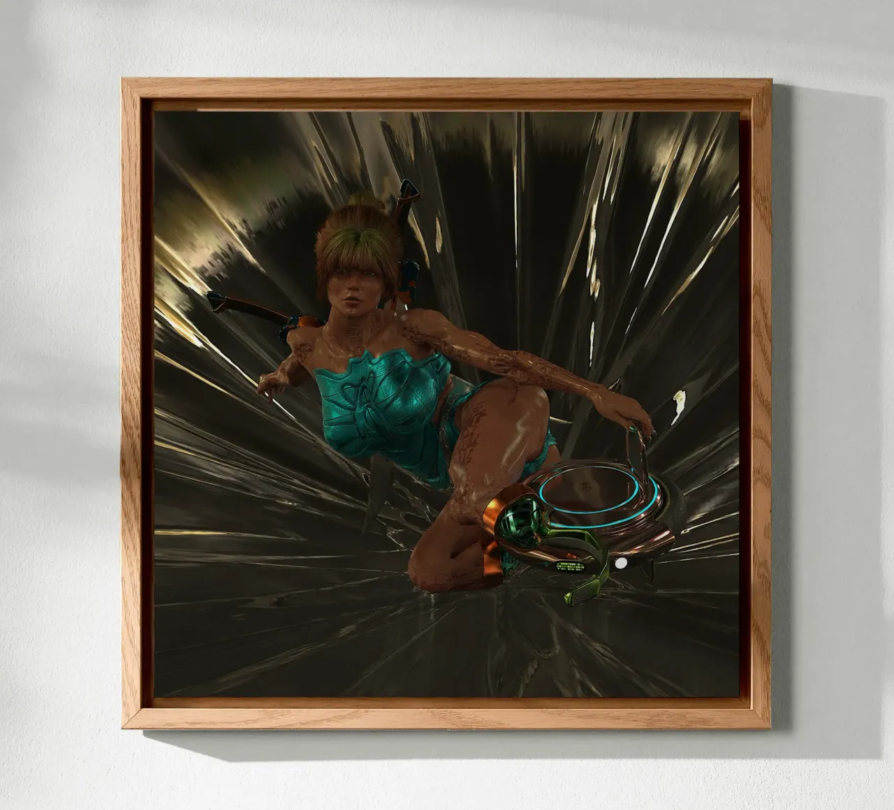 Papesse Borgia and the Corridors of Time forex plate by the-witcher