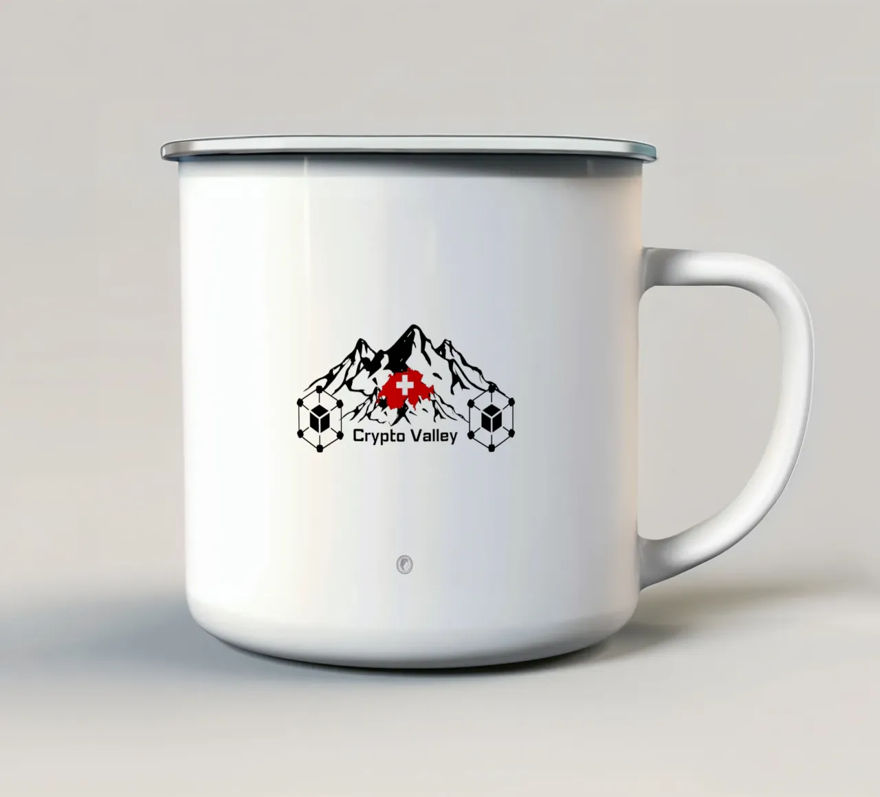 ValleyOfCrypto_ETH tazza in smalto da Crypto_Jungle