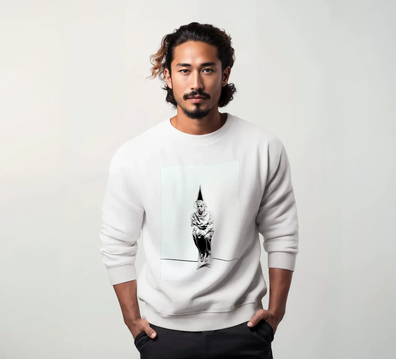 Einstein sweatshirt van Jared Yamahata
