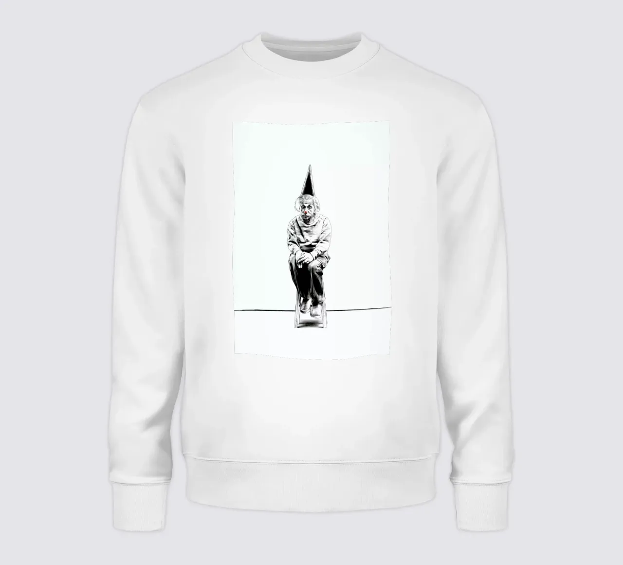 Einstein sweatshirt van Jared Yamahata