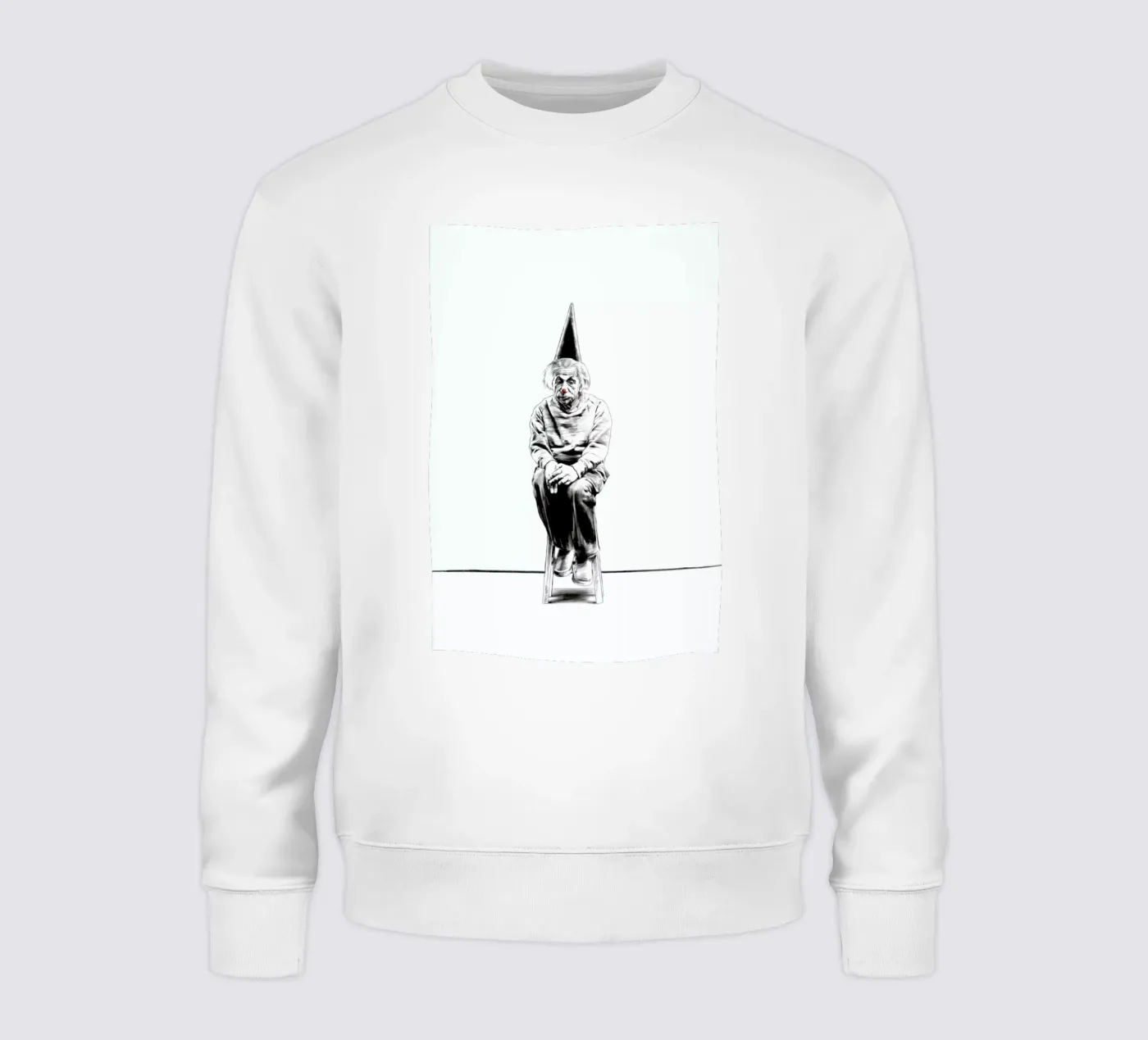 Einstein sweatshirt by Jared Yamahata