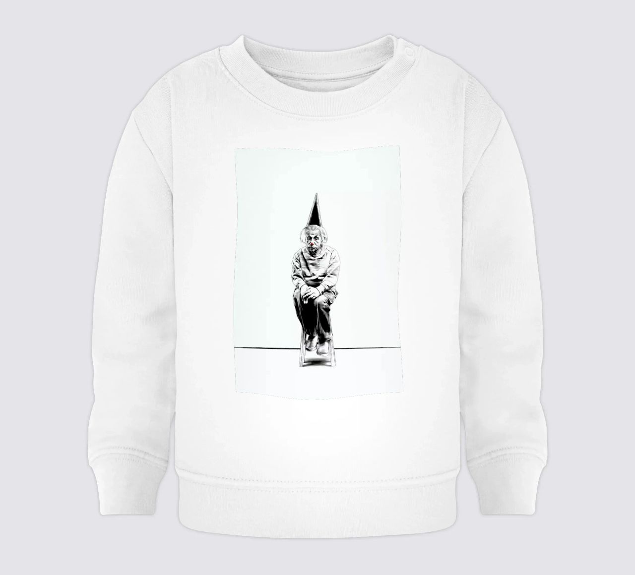 Einstein felpa neonato da Jared Yamahata
