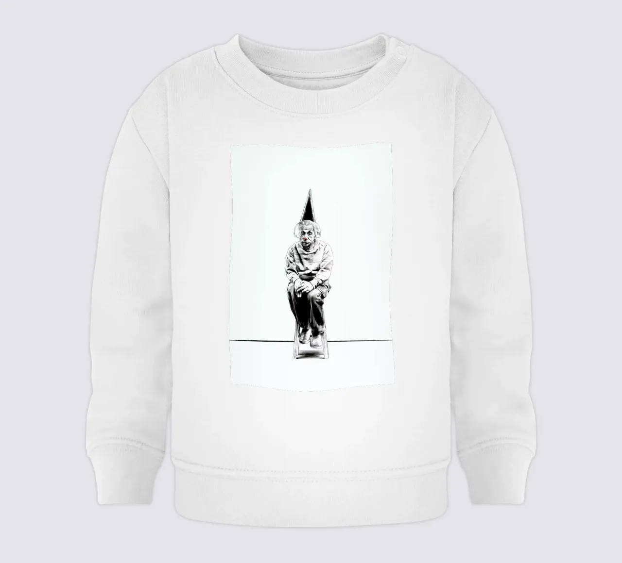 Einstein felpa neonato da Jared Yamahata