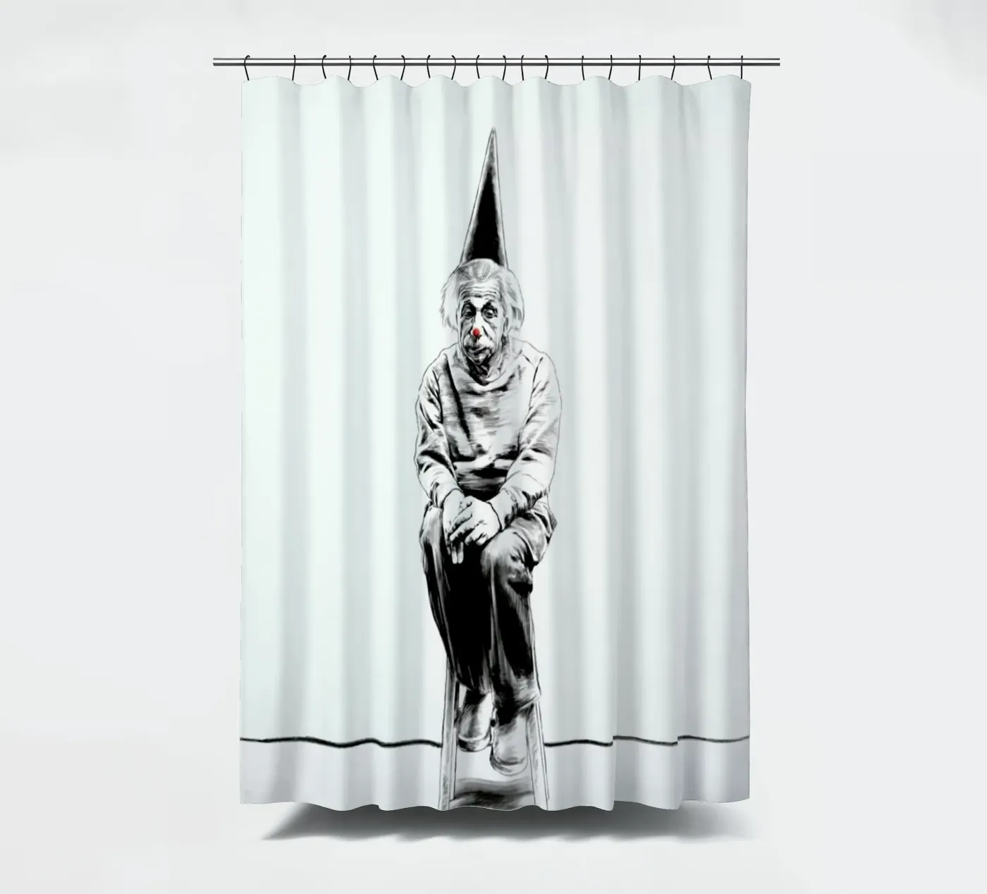 Einstein Duschvorhang von Jared Yamahata