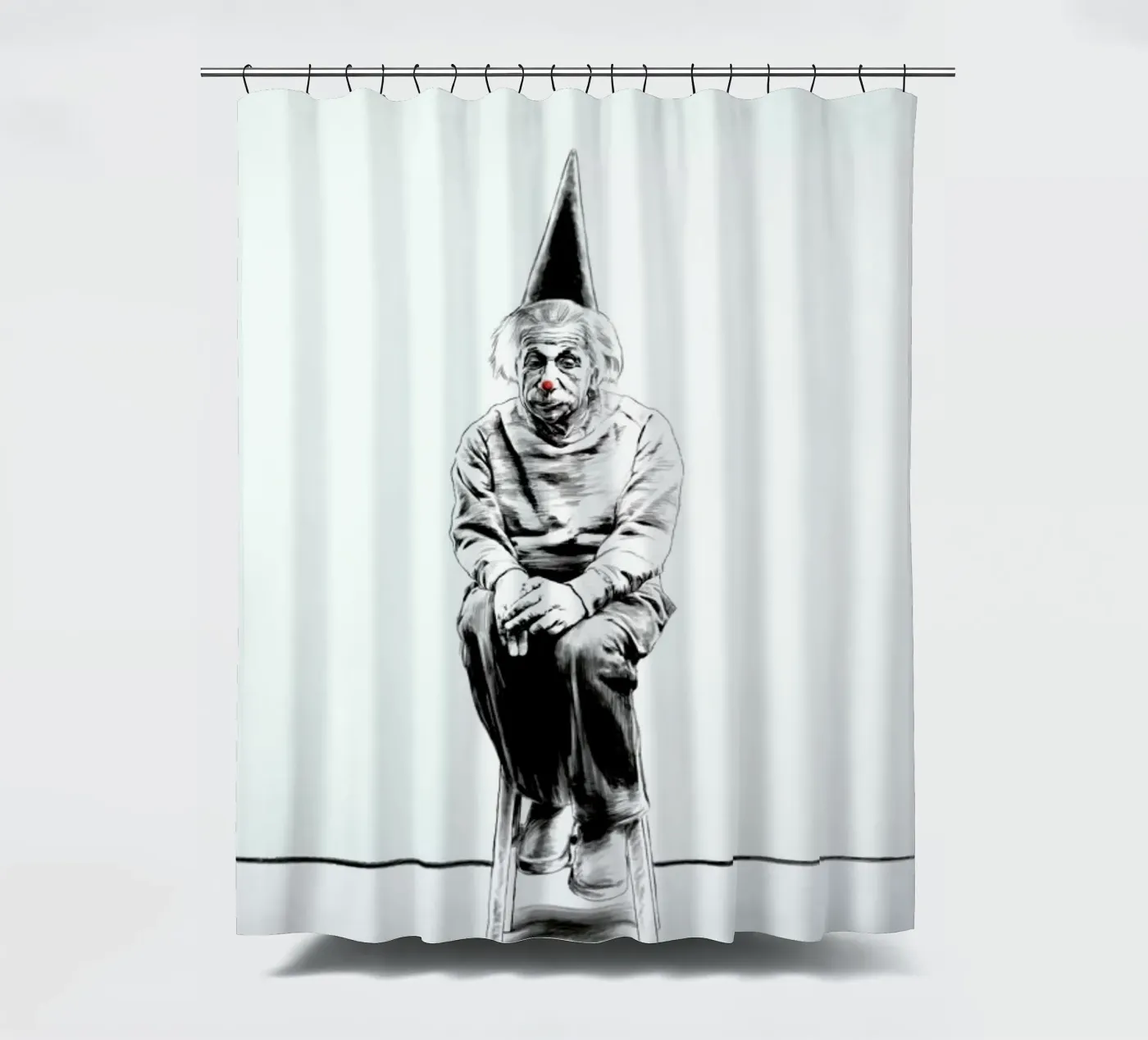 Einstein Duschvorhang von Jared Yamahata