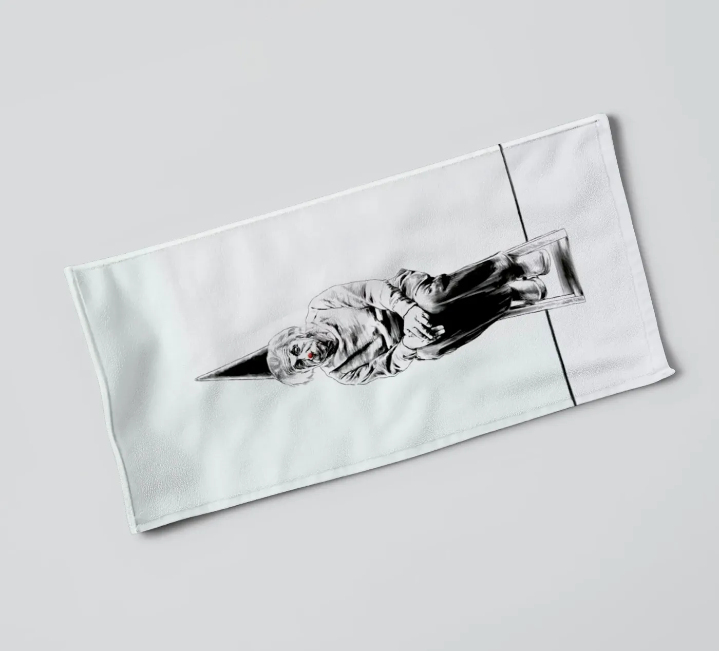 Einstein towel by Jared Yamahata