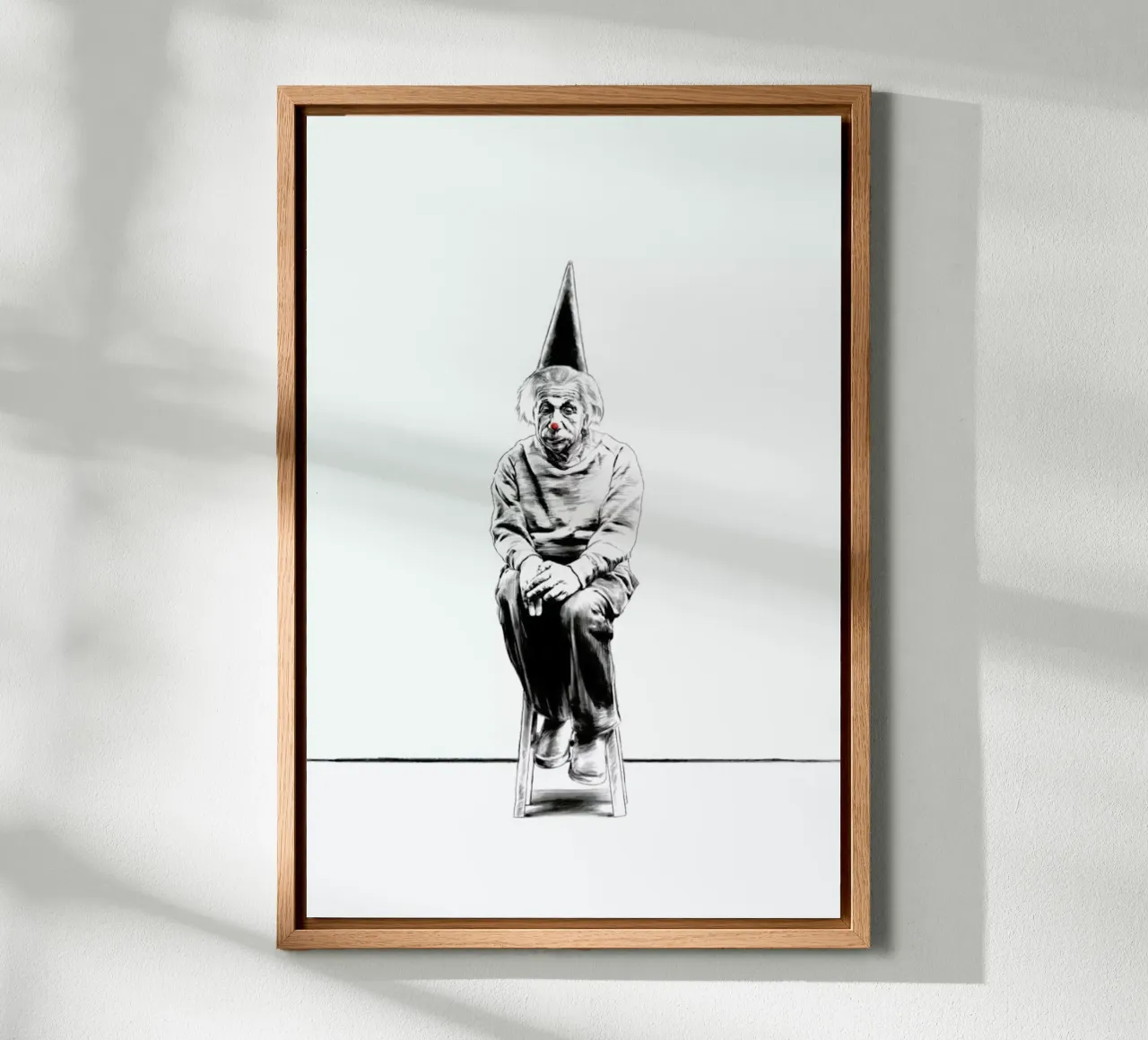 Einstein canvas by Jared Yamahata