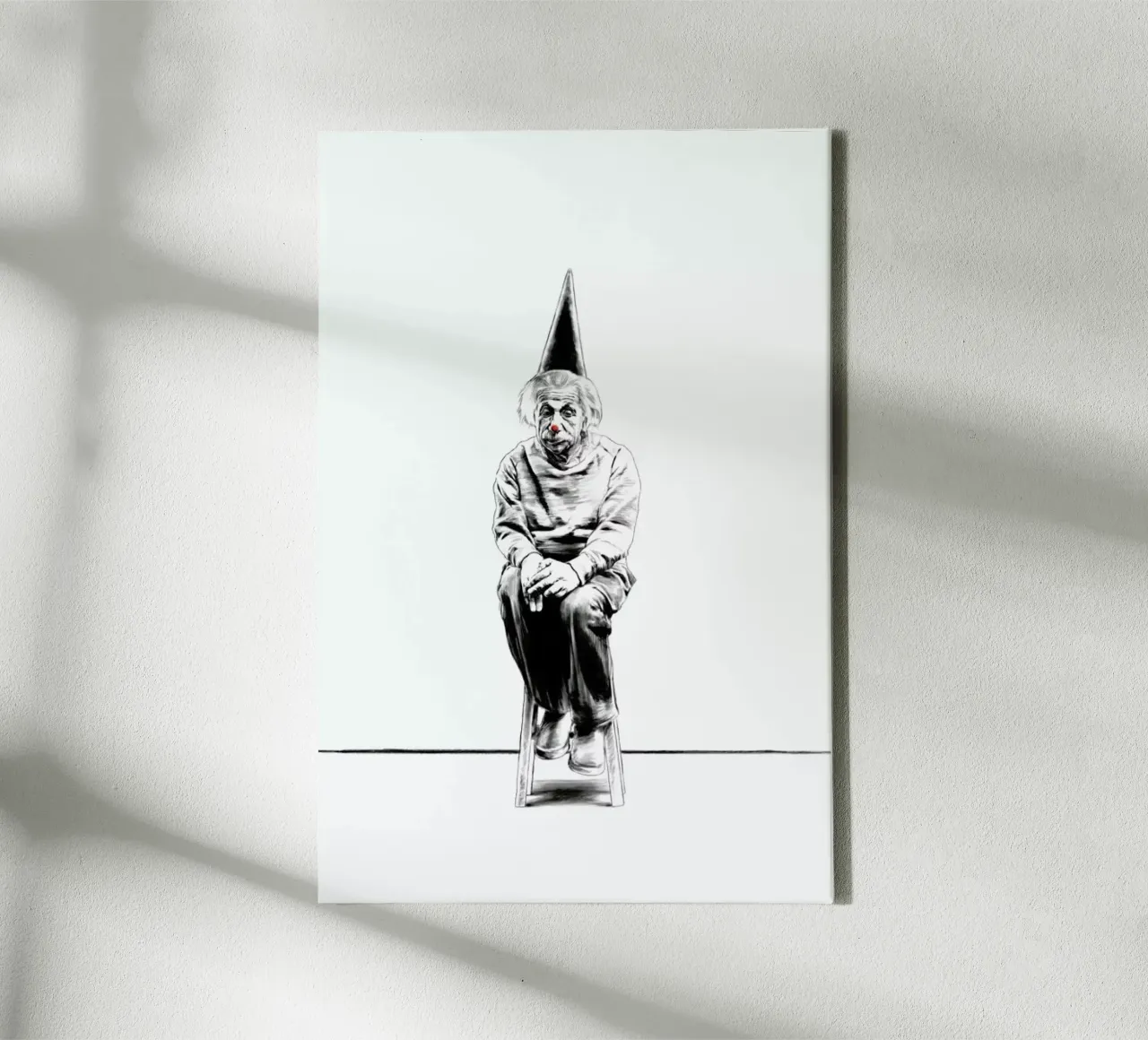 Einstein canvas by Jared Yamahata