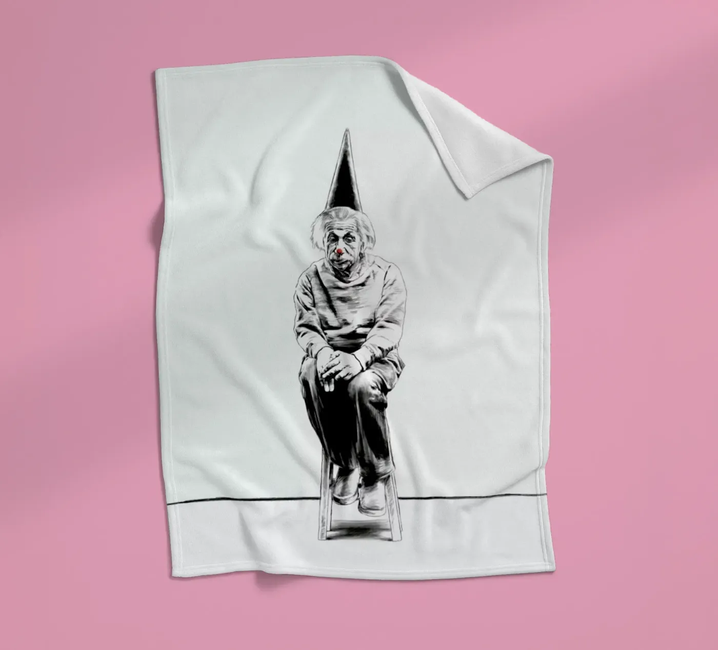 Einstein Fleecedecke von Jared Yamahata