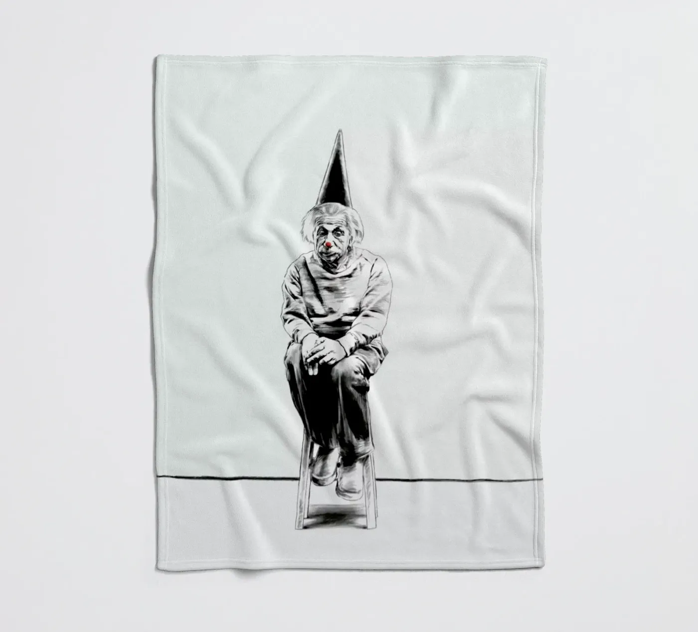 Einstein Fleecedecke von Jared Yamahata