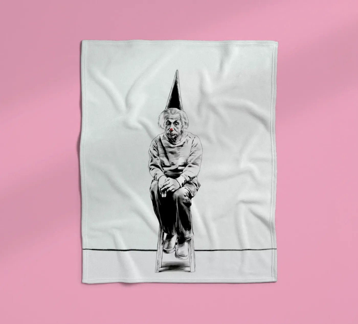 Einstein Fleecedecke von Jared Yamahata