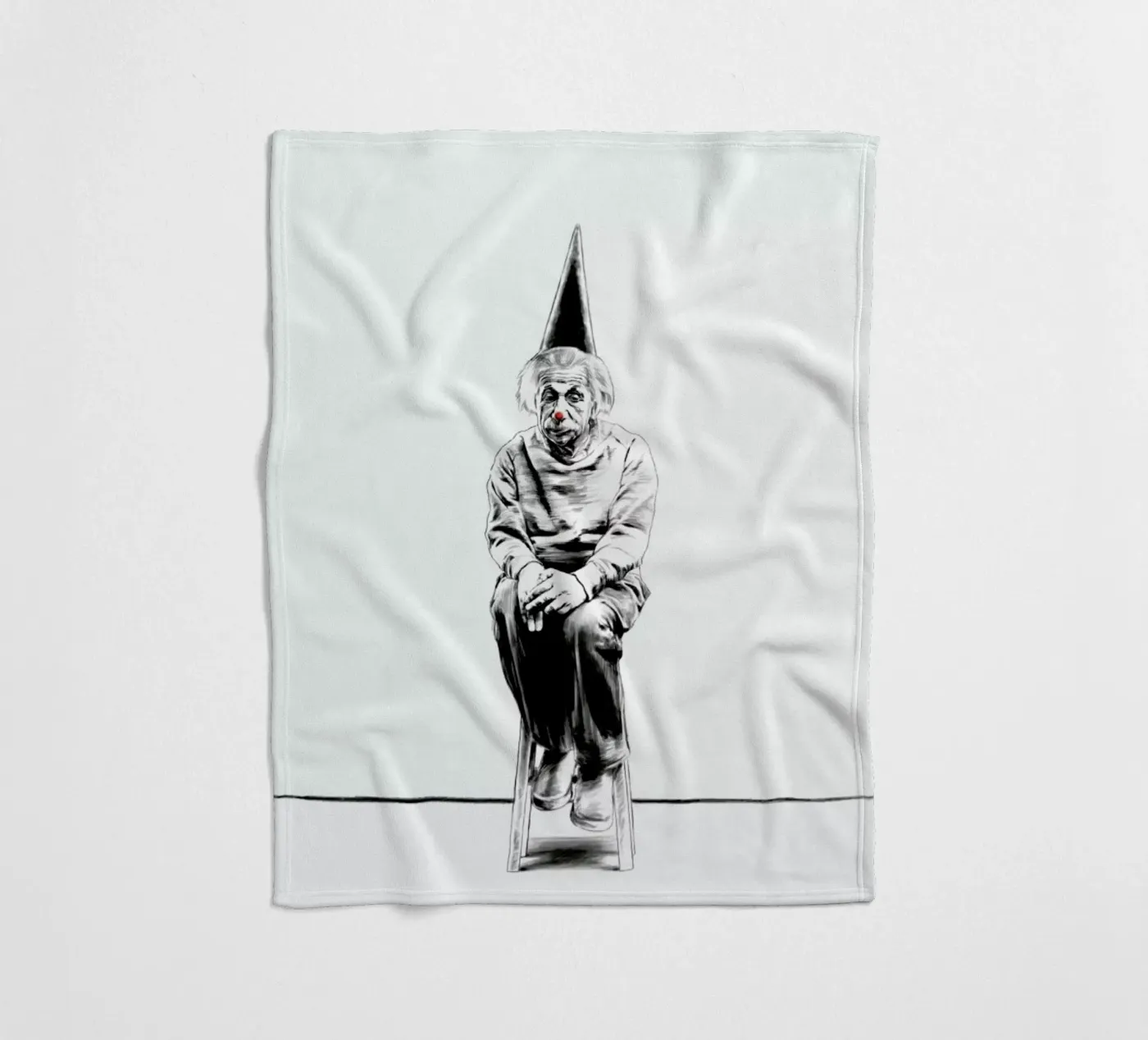 Einstein Fleecedecke von Jared Yamahata