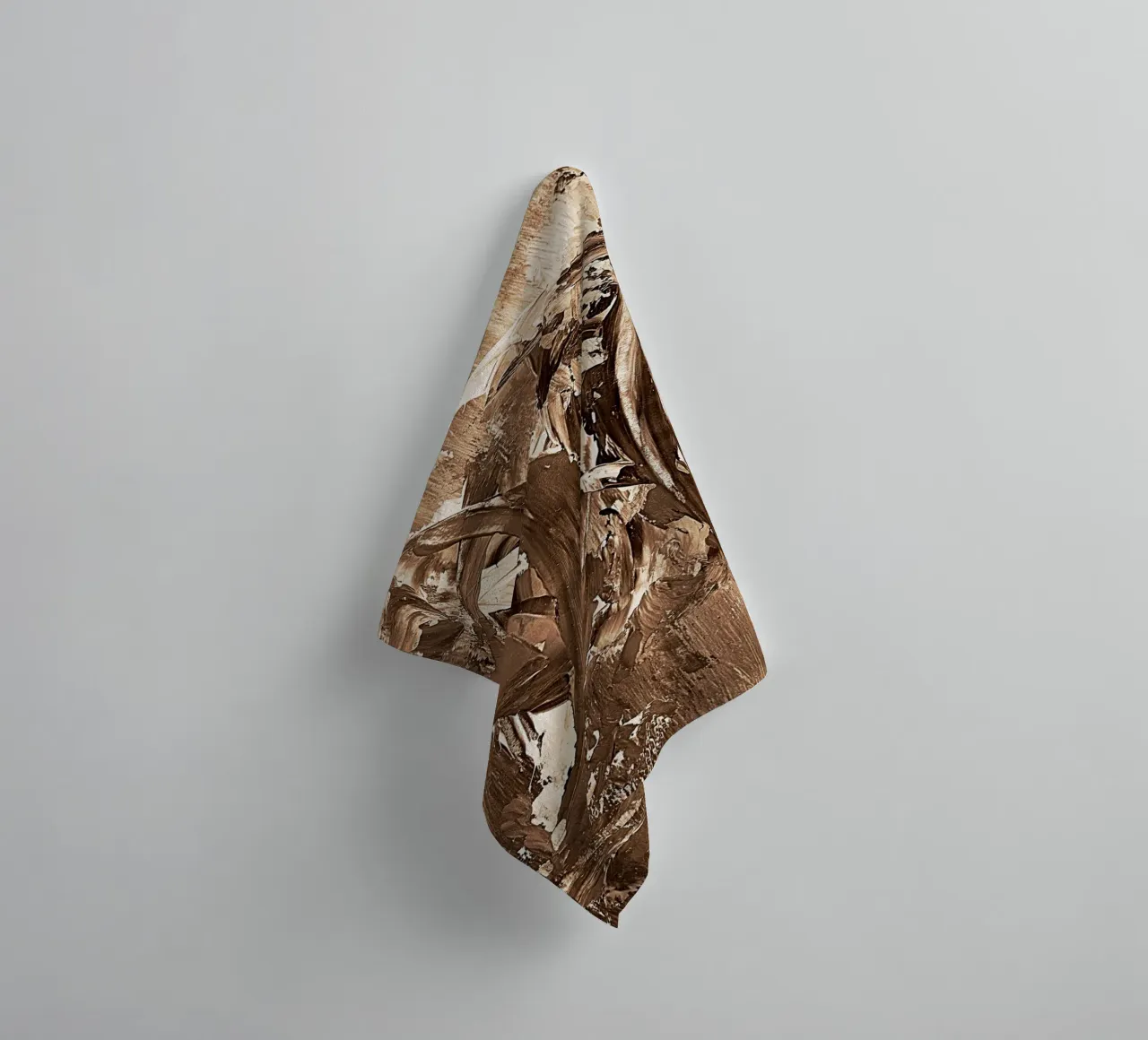 SEPIA 23 towel by Thierry Vobmann Abstract painting