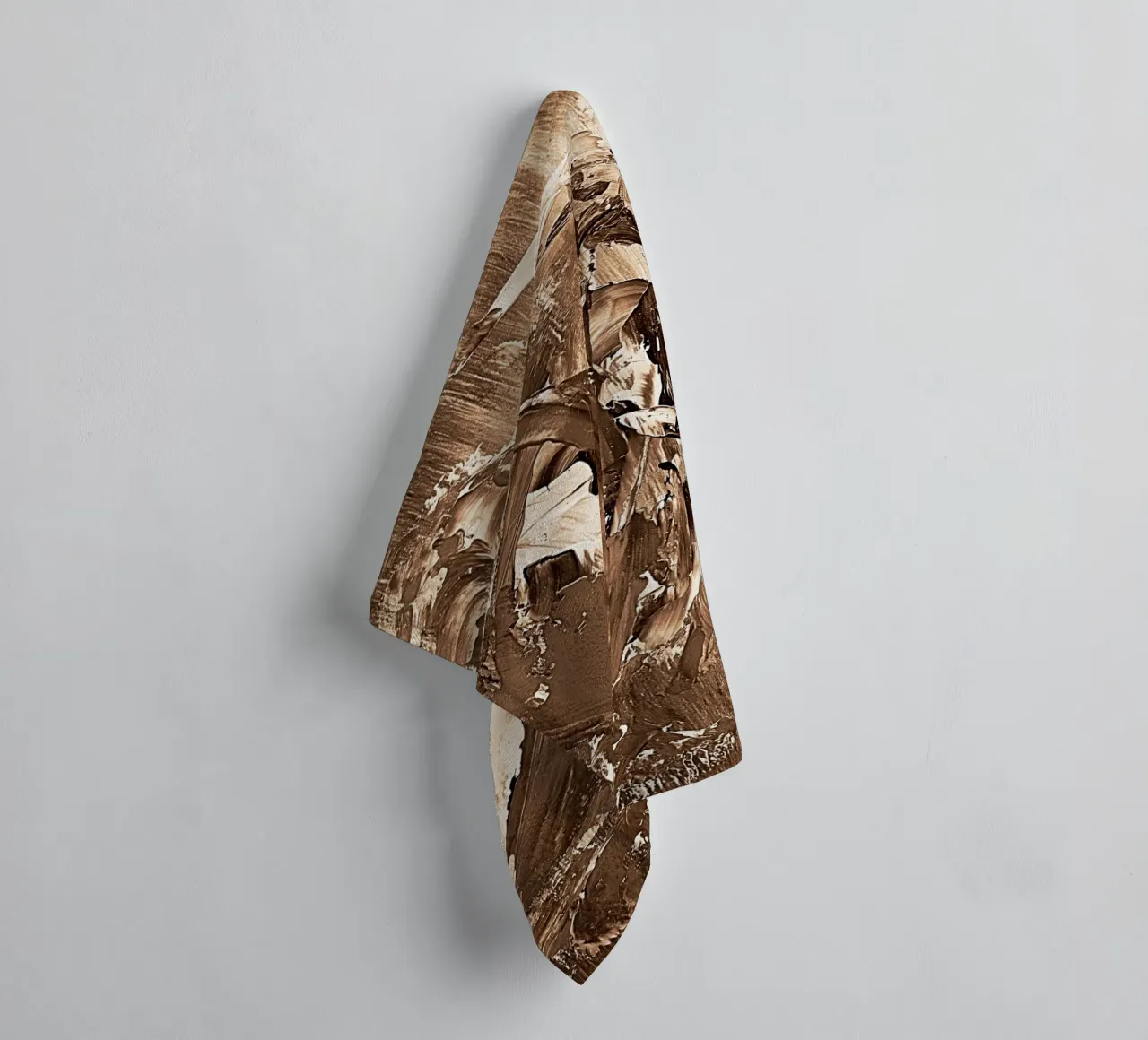 SEPIA 23 towel by Thierry Vobmann Abstract painting