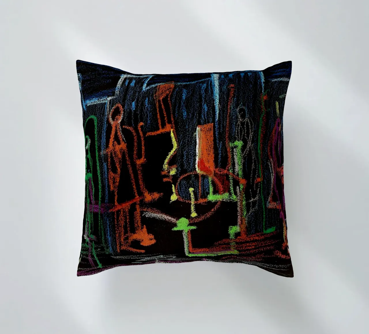 Sul nero cuscino da Massimo Frascogna