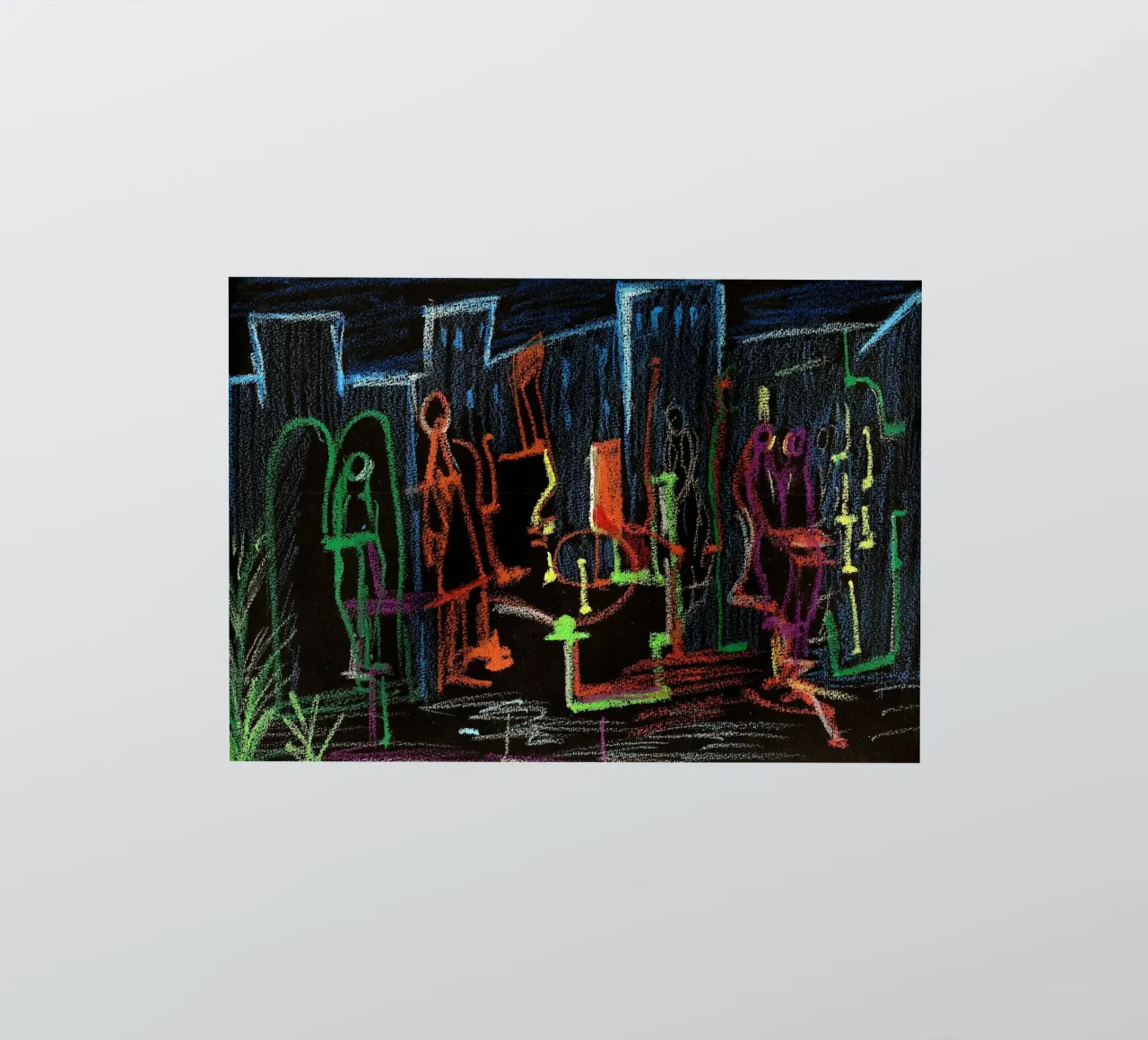 Auf der schwarzen Sticker von Massimo Frascogna