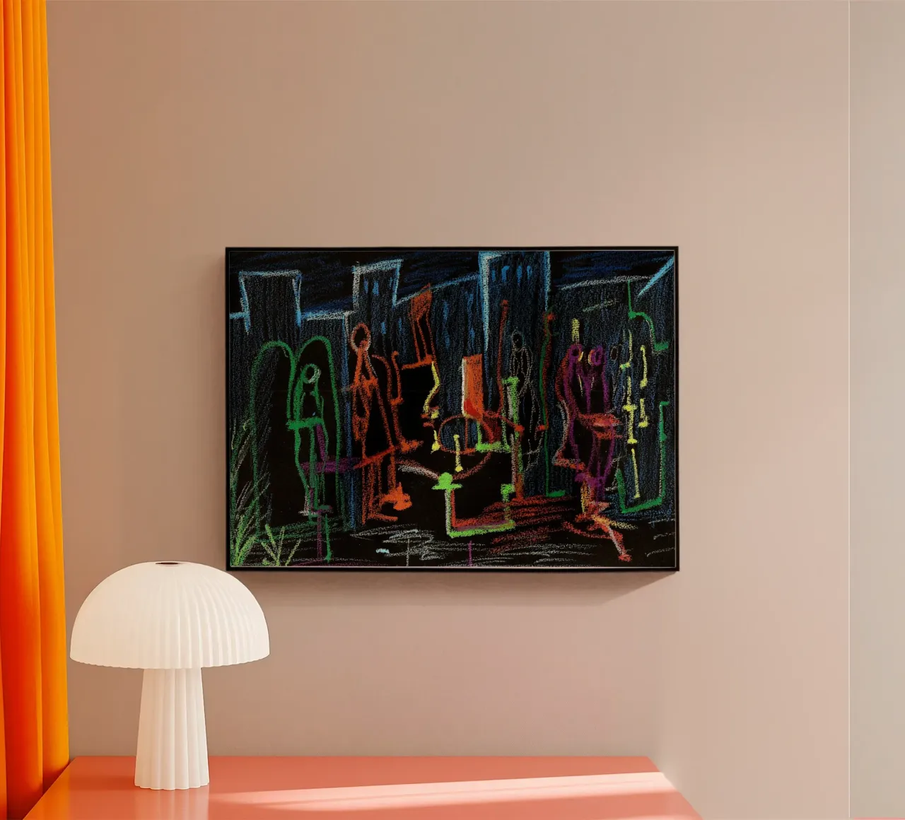 Sul nero plexiglass da Massimo Frascogna