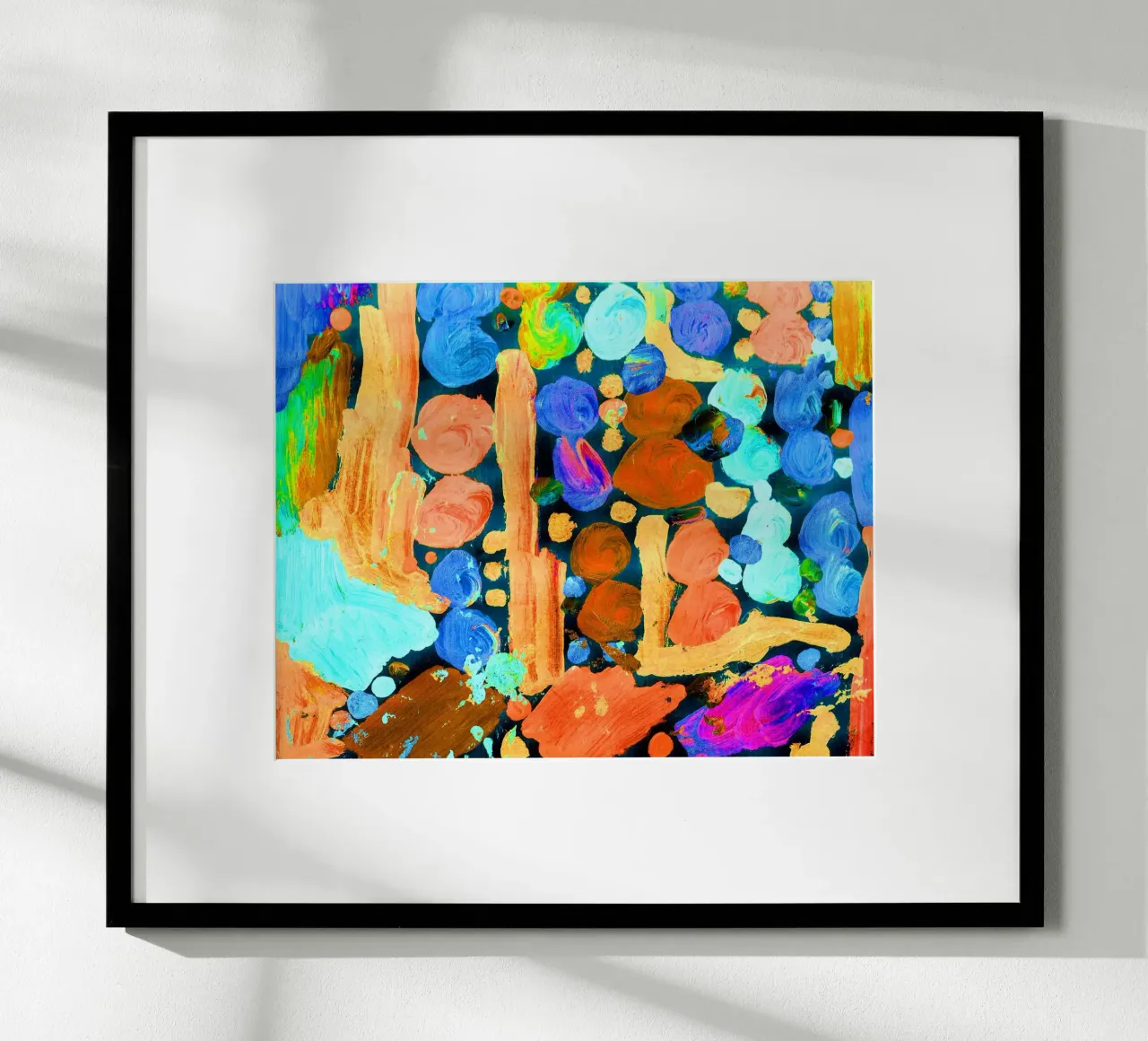 Colori poster con telaio in legno da Massimo Frascogna