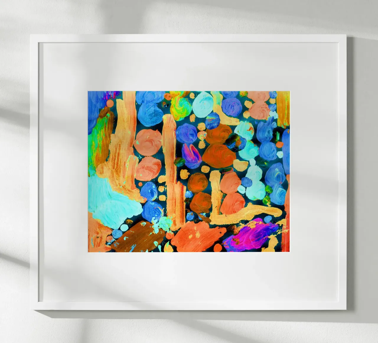 Colori poster con telaio in legno da Massimo Frascogna
