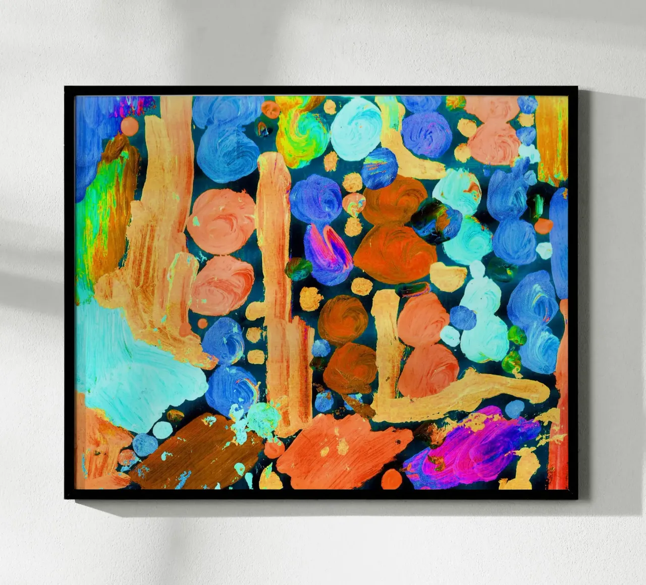 Colori poster con telaio in legno da Massimo Frascogna
