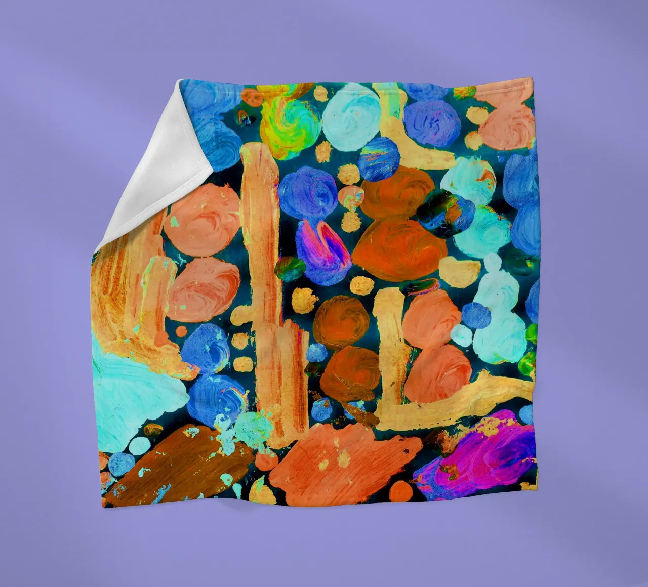 Farben Fleecedecke von Massimo Frascogna