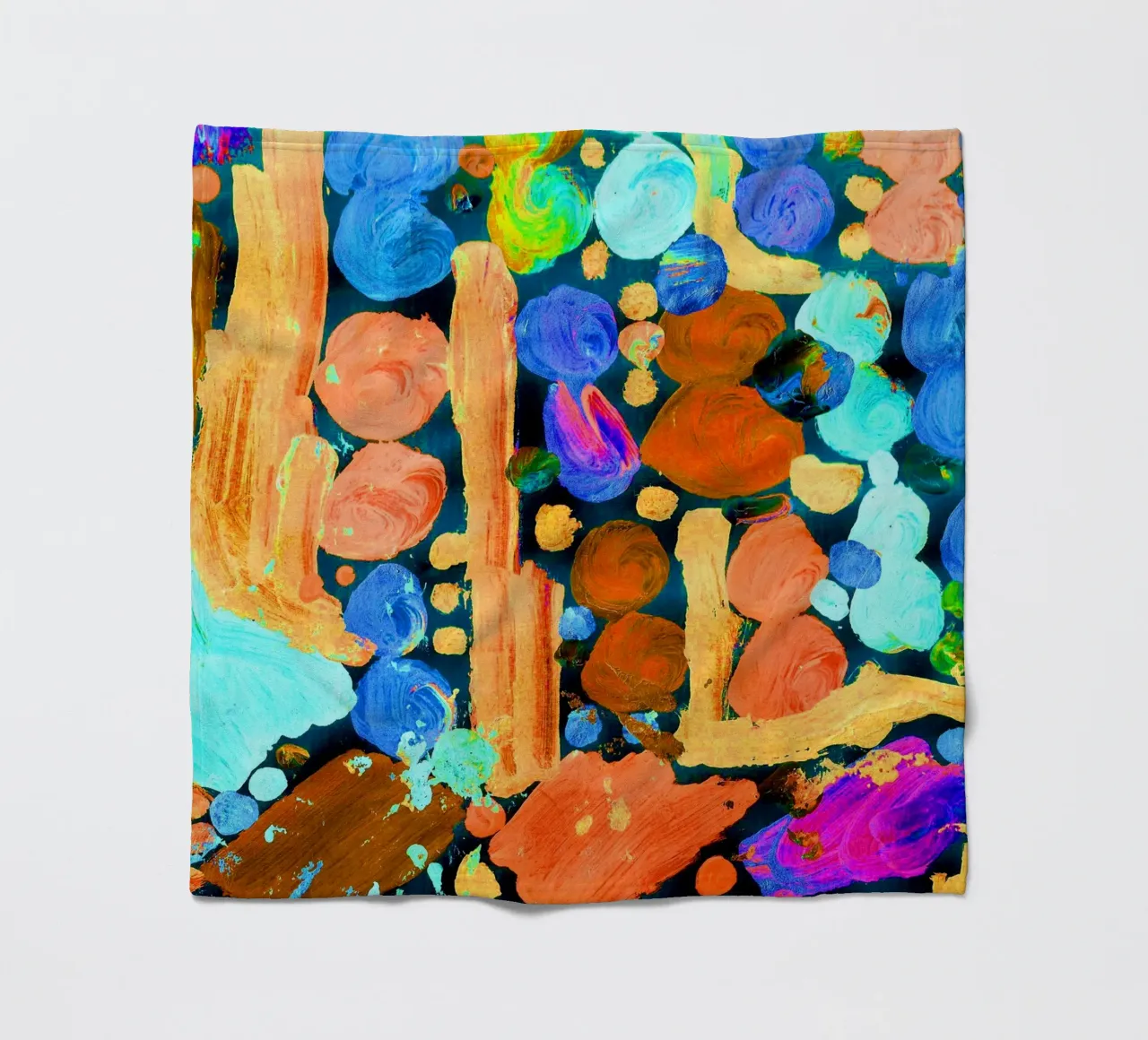 Farben Fleecedecke von Massimo Frascogna