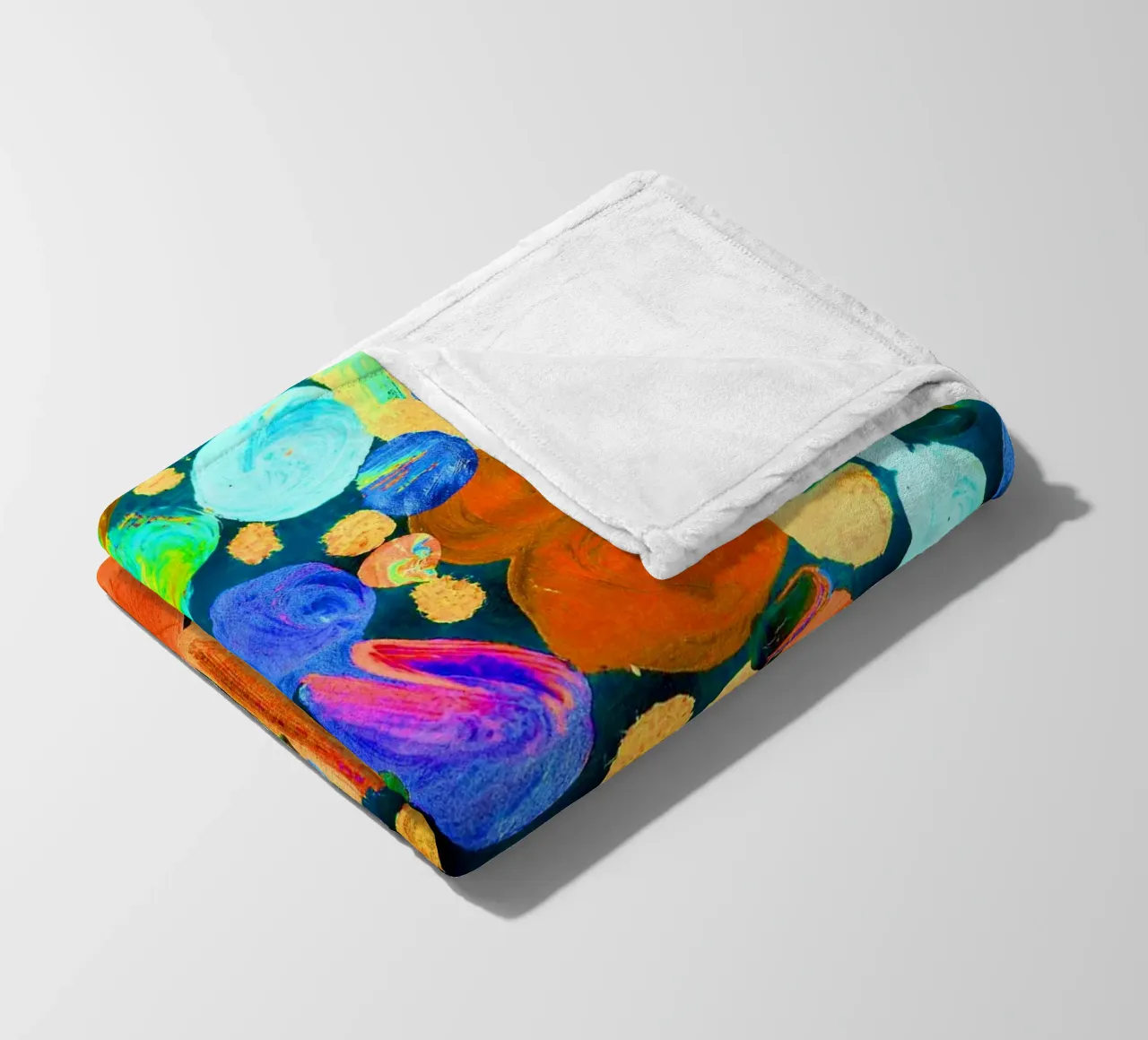 Farben Fleecedecke von Massimo Frascogna