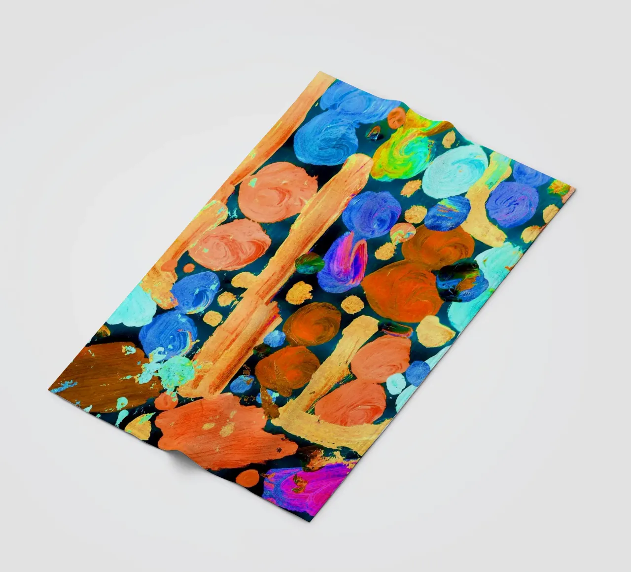 Farben Fleecedecke von Massimo Frascogna