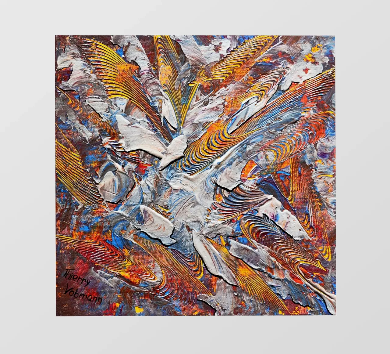 3D Dream 8 pellicola backlit da Thierry Vobmann Abstract painting