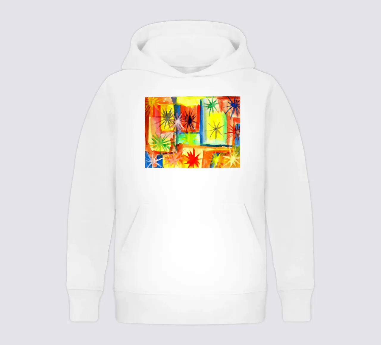 Watercolors kids hoodie by Massimo Frascogna