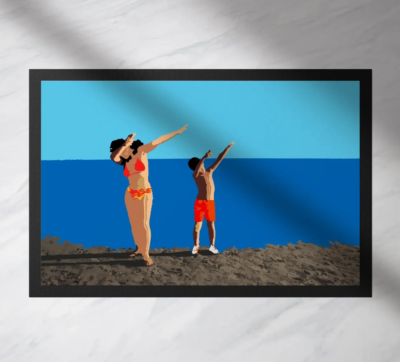 Dab doormat by Massimo Frascogna