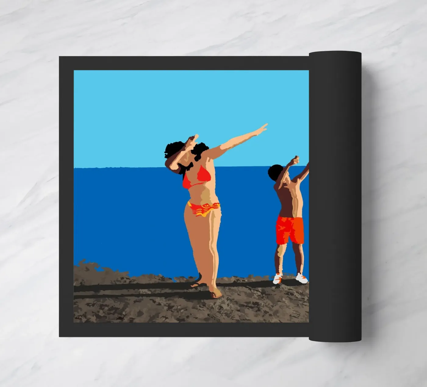 Dab doormat by Massimo Frascogna