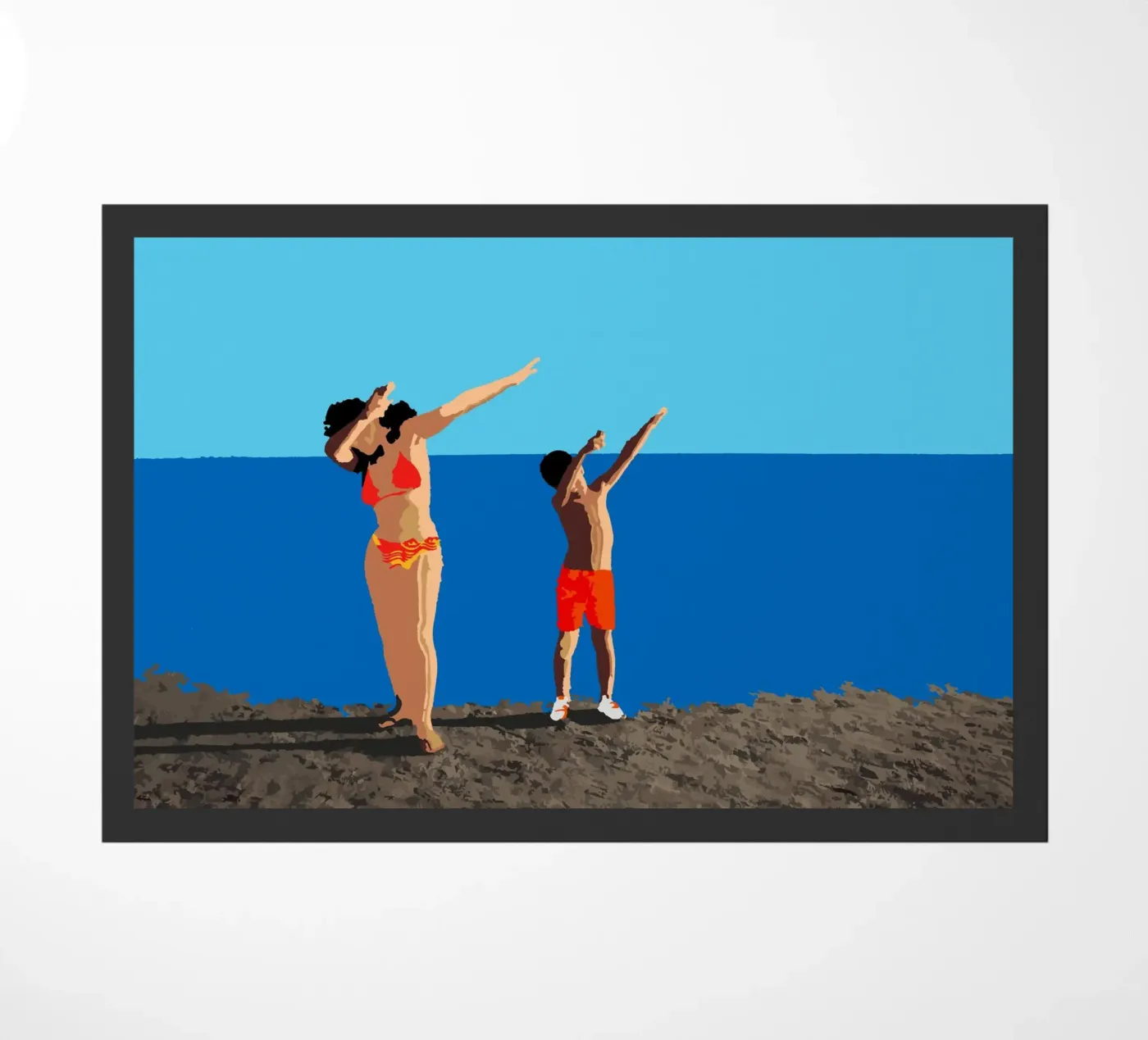 Dab doormat by Massimo Frascogna