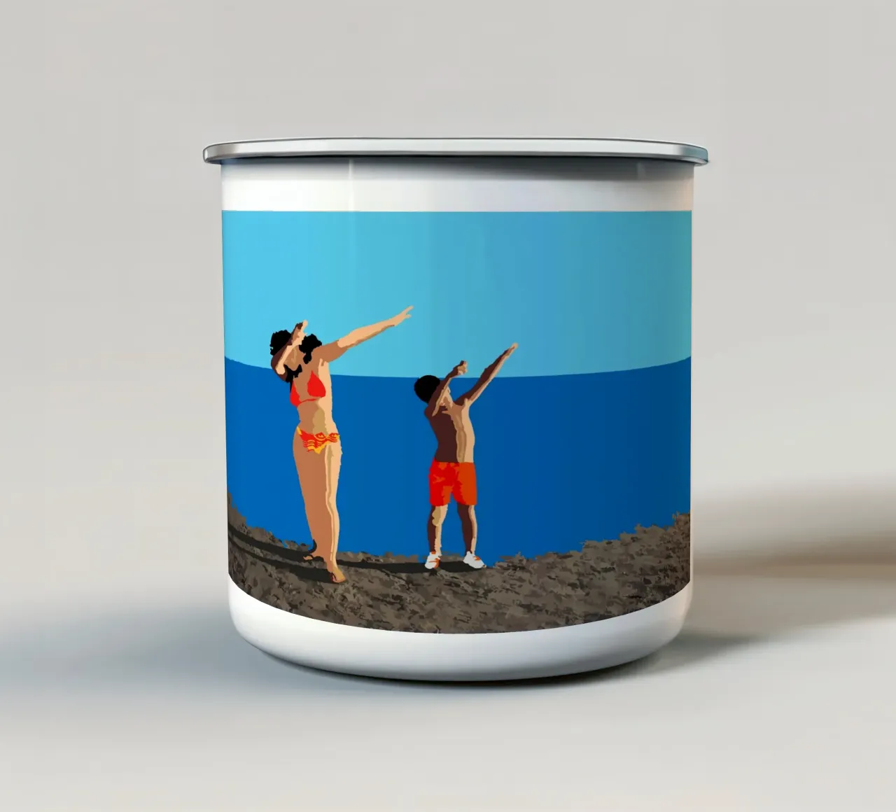 Dab tazza in smalto da Massimo Frascogna