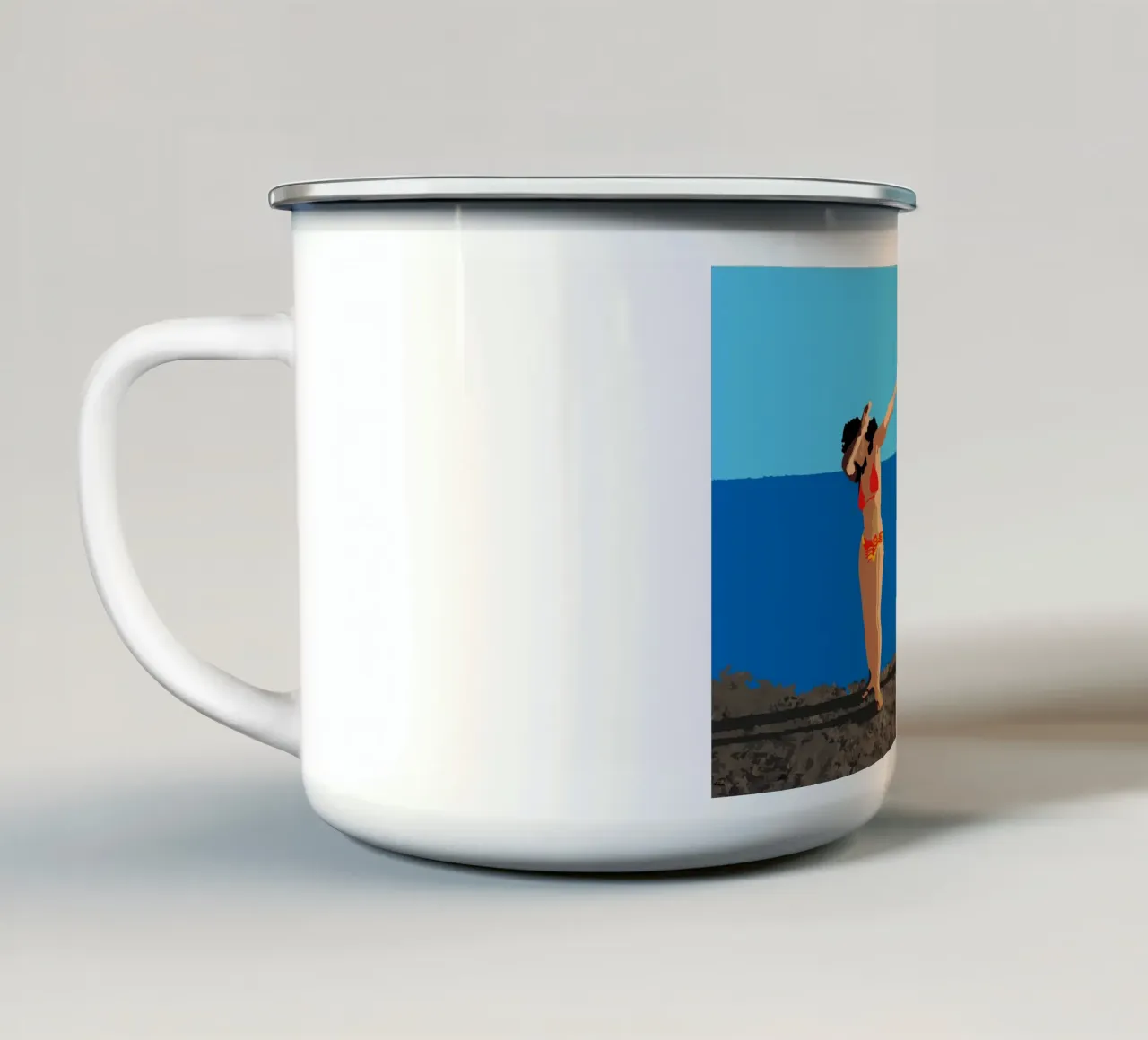 Dab tazza in smalto da Massimo Frascogna
