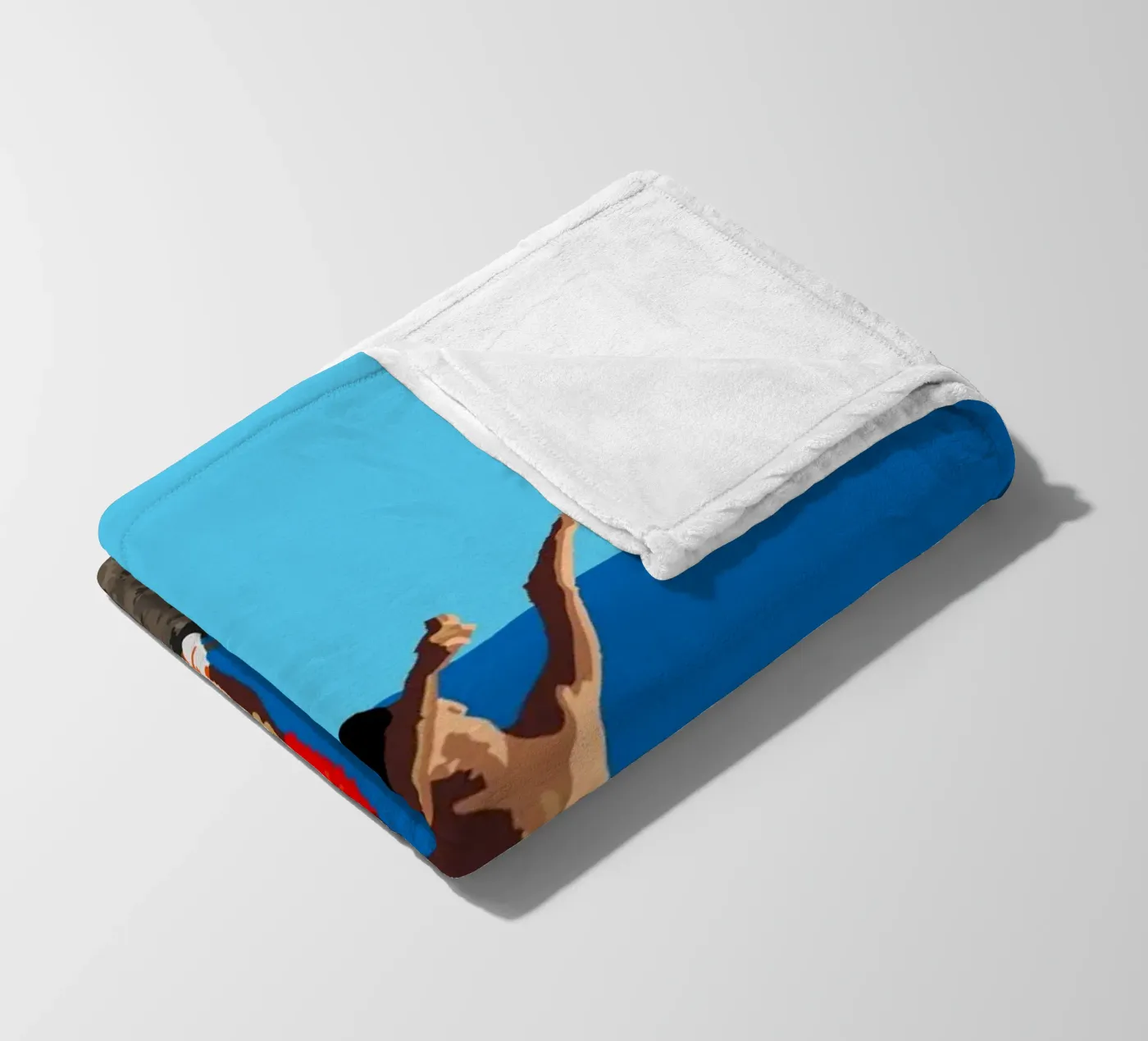 Tupfen Fleecedecke von Massimo Frascogna