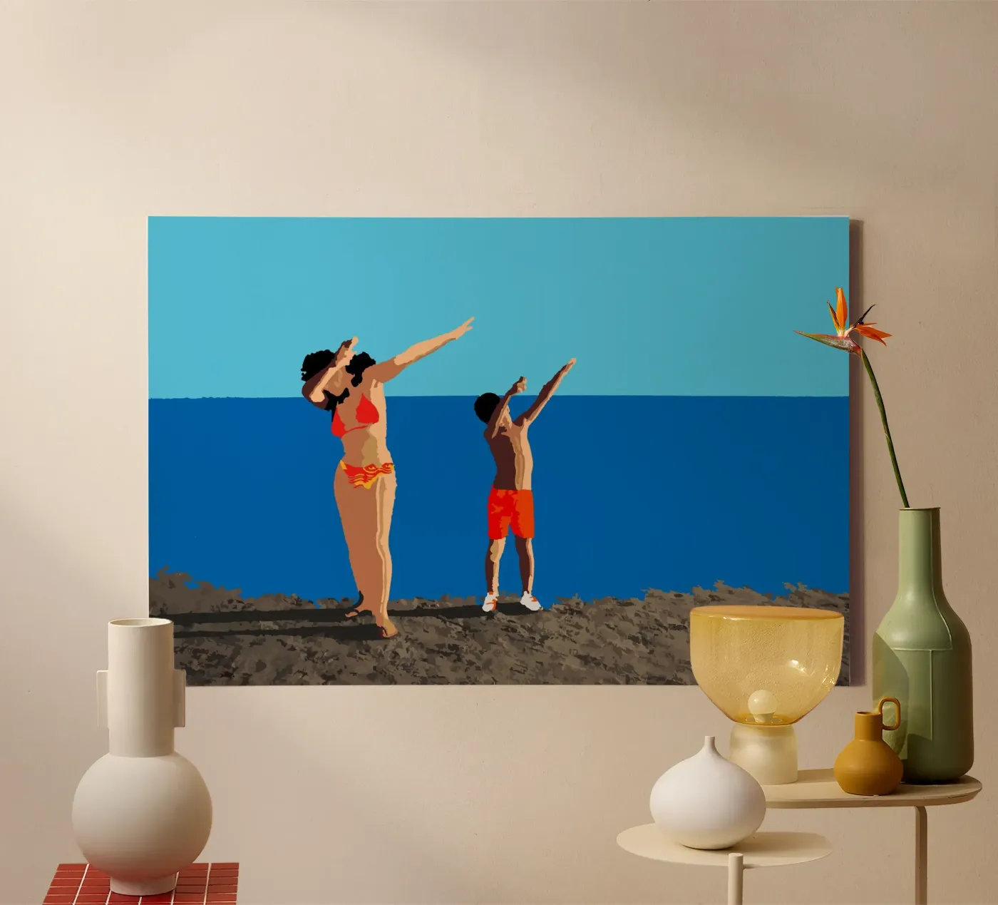 Dab canvas by Massimo Frascogna