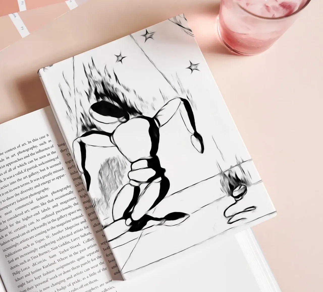 the death of the puppet and of time notebook by Massimo Frascogna