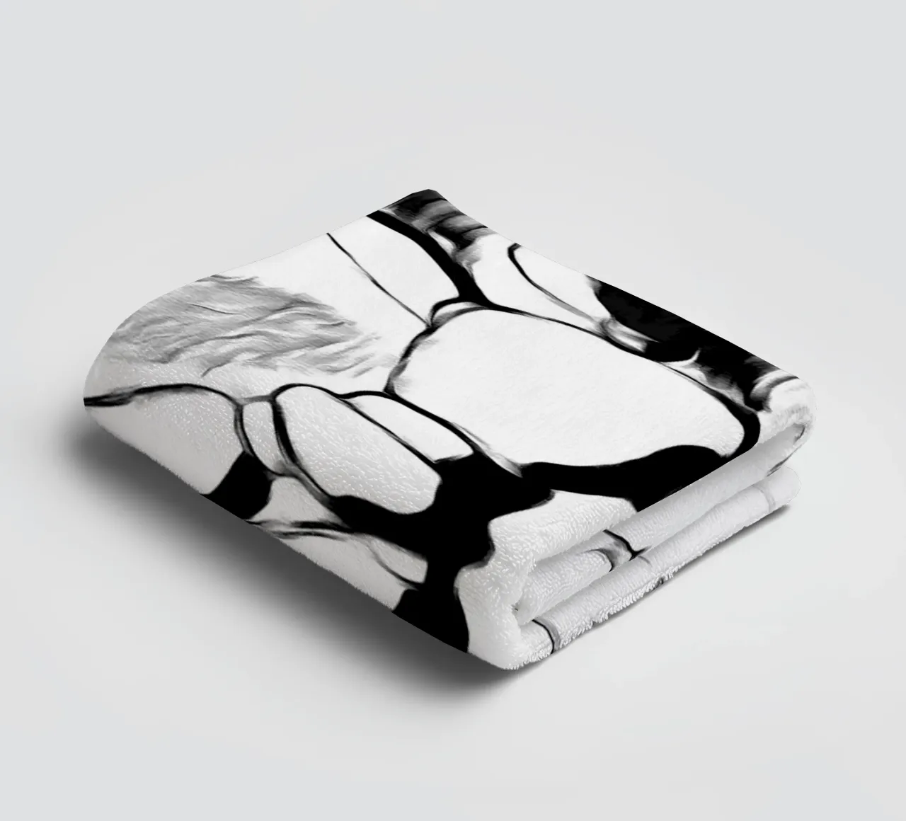 the death of the puppet and of time towel by Massimo Frascogna