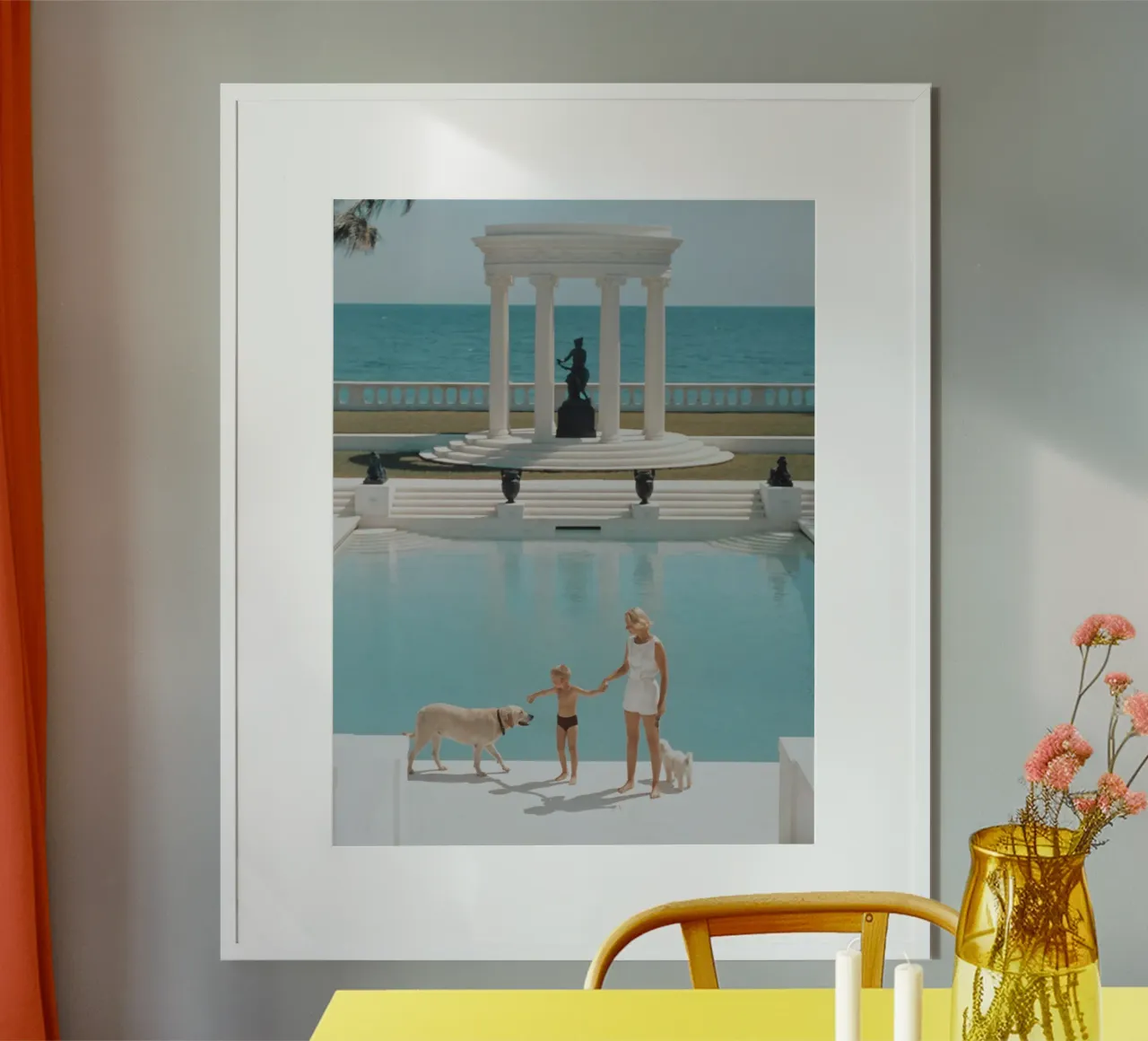 Slim Aarons Poster, Slim Aarons Wandkunst Poster von Bella Studio
