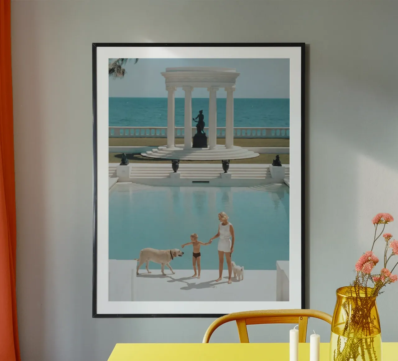 Slim Aarons Poster, Slim Aarons Wandkunst Poster von Bella Studio