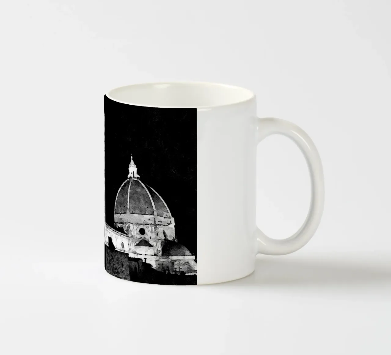 Una notte a Firenze tazza in ceramica da Massimo Frascogna