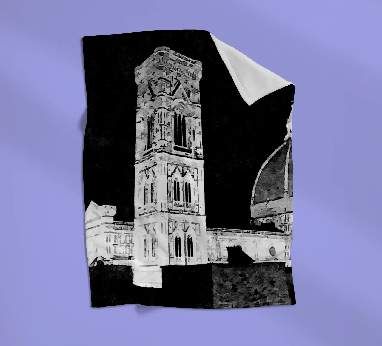 Una notte a Firenze coperta in pile da Massimo Frascogna
