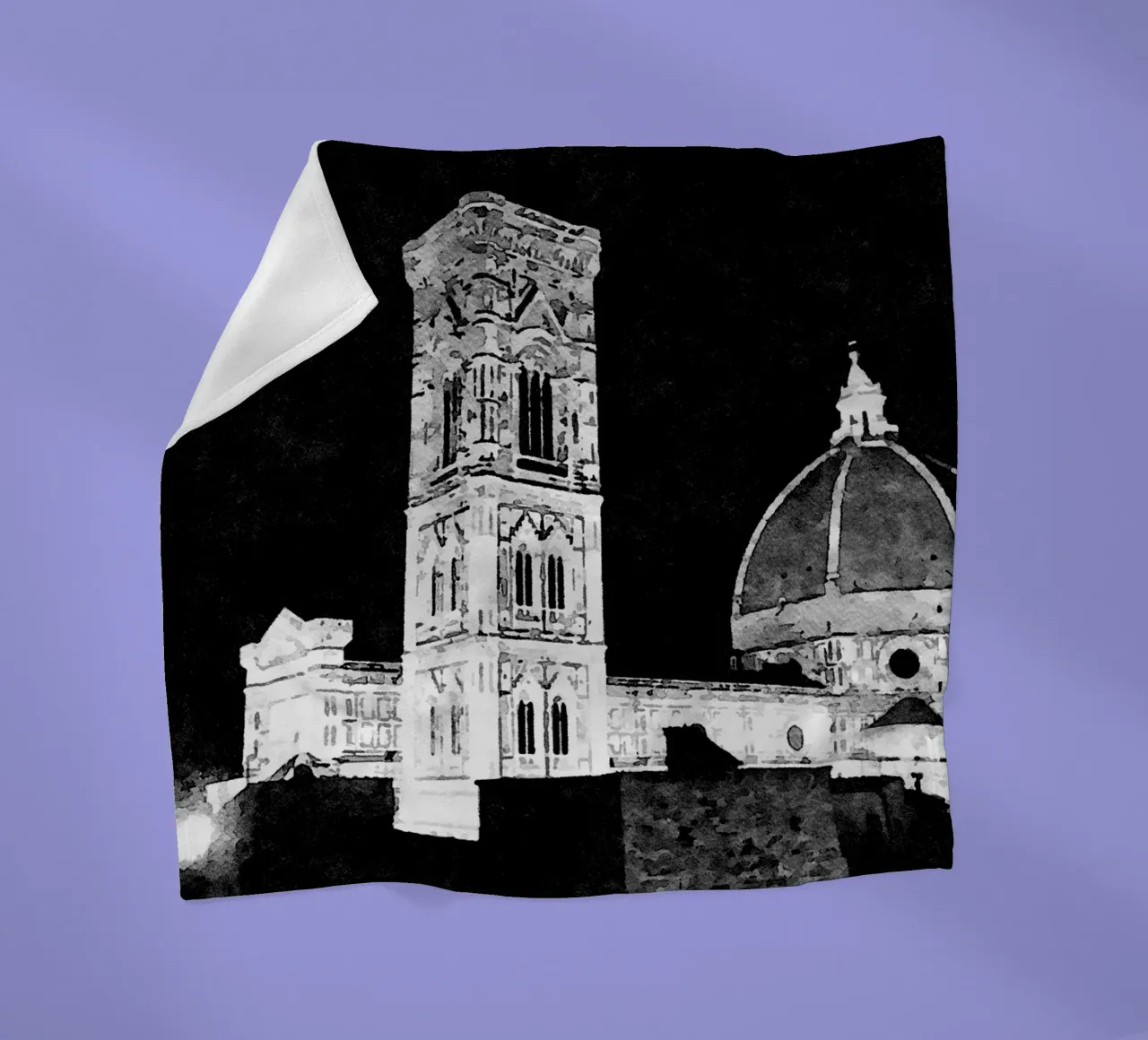 Una notte a Firenze coperta in pile da Massimo Frascogna