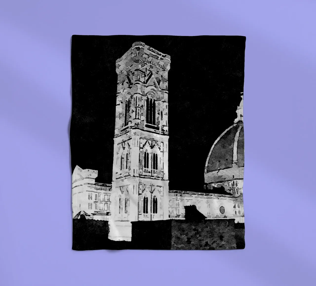 Una notte a Firenze coperta in pile da Massimo Frascogna