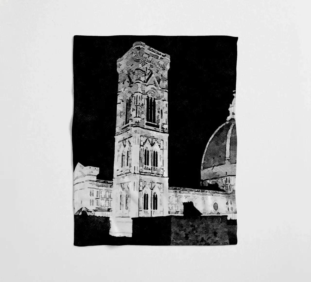 Una notte a Firenze coperta in pile da Massimo Frascogna